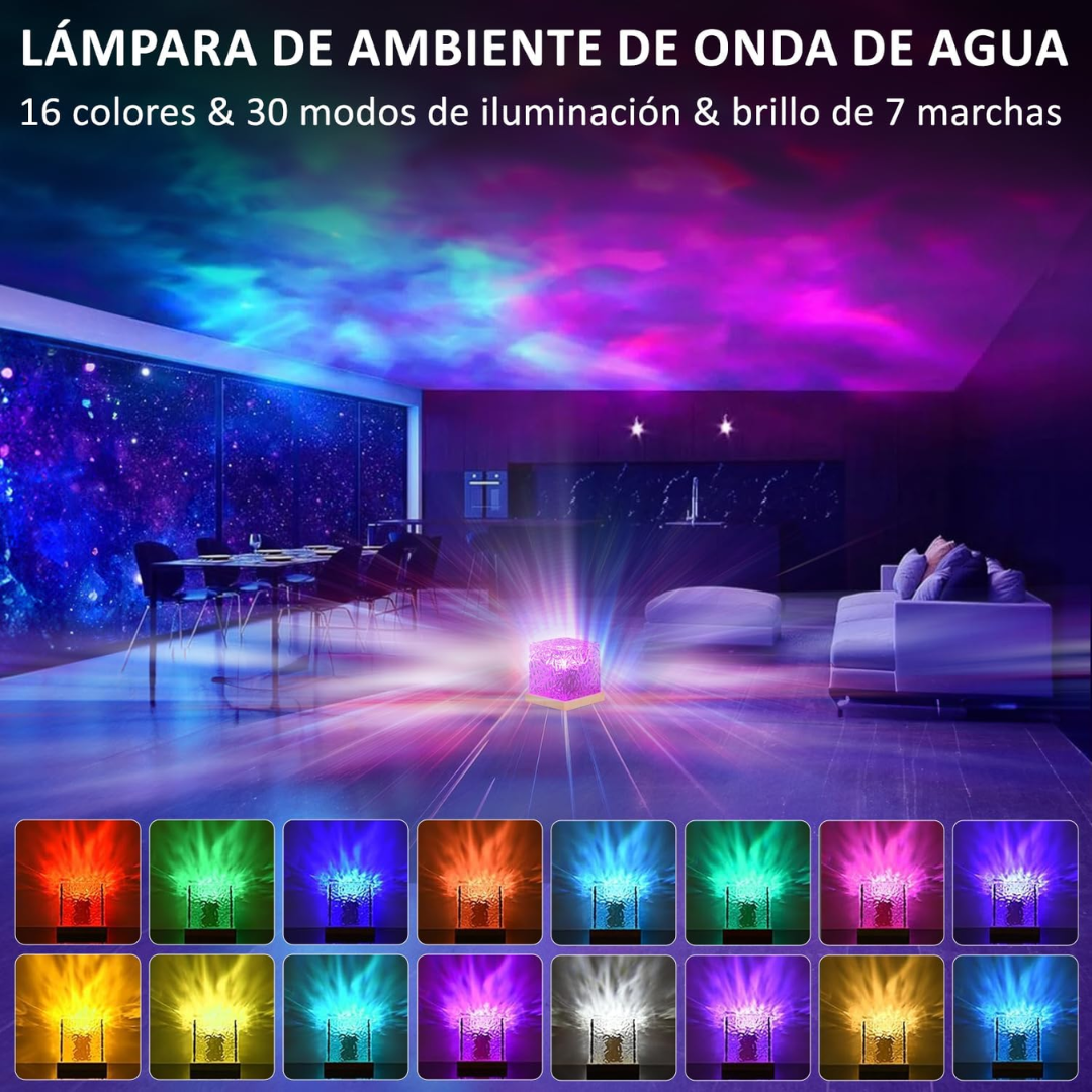 Lámpara de proyector de agua del océano